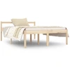 Image de vidaXL Lit pour senior 140x190 cm pin massif