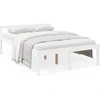Image de vidaXL Lit pour senior blanc 140x190 cm pin massif