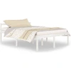 Image de vidaXL Lit pour senior blanc 140x200 cm pin massif