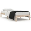 Image de vidaXL Lit en bois massif 90x190 cm