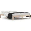 Image de vidaXL Lit en bois massif 150x200 cm