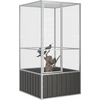 Image de vidaXL Cage à oiseaux anthracite 111x107x211,5 cm Acier galvanisé