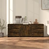 Image de vidaXL Sideboard 3 pièces chêne fumé bois composite