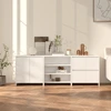 Image de vidaXL Sideboard 3 pcs. blanc bois composite