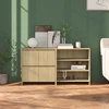 Image de vidaXL Sideboard 2 pièces chêne Sonoma matériau dérivé du bois