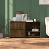 Image de vidaXL Sideboard 2 pièces chêne fumé bois composite