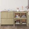 Image de vidaXL Sideboards 2 pcs. chêne Sonoma 70x41x75 cm bois composite