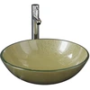Image de vidaXL Salle de bain lavabo avec robinet et vidage or