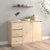 Image de vidaXL Sideboard 111x34x75 cm pin massif