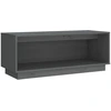 Image de vidaXL Armoire TV Gris 90x35x35 cm Pin massif