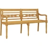 Image de vidaXL Banc Batavia 150 cm bois massif teck