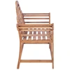 Image de vidaXL Banc de jardin 127x58,5x92,5 cm bois massif teck