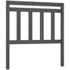 Image de vidaXL Tête de lit Gris 81x4x100 cm Pin massif