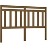 Image de vidaXL Tête de lit marron miel 146x4x100 cm Pin massif