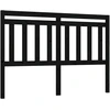 Image de vidaXL Tête de lit noir 146x4x100 cm pin massif