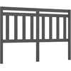 Image de vidaXL Tête de lit Gris 156x4x100 cm Pin massif