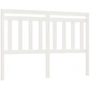 Image de vidaXL Tête de lit blanc 166x4x100 cm pin massif