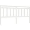 Image de vidaXL Tête de lit blanc 186x4x100 cm pin massif