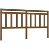 Image de vidaXL Tête de lit marron miel 206x4x100 cm Pin massif