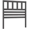 Image de vidaXL Tête de lit Gris 81x4x100 cm Pin massif