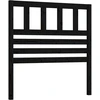 Image de vidaXL Tête de lit noir 96x4x100 cm pin massif