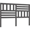 Image de vidaXL Tête de lit Gris 166x4x100 cm Pin massif