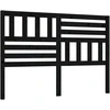 Image de vidaXL Tête de lit noir 166x4x100 cm pin massif
