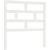 Image de vidaXL Tête de lit blanc 81x4x100 cm pin massif