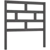 Image de vidaXL Tête de lit Gris 81x4x100 cm Pin massif