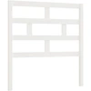 Image de vidaXL Tête de lit blanc 96x4x100 cm pin massif