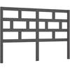 Image de vidaXL Tête de lit Gris 146x4x100 cm Pin massif