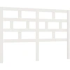 Image de vidaXL Tête de lit blanc 166x4x100 cm pin massif