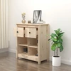 Image de vidaXL Buffet 70x35x80 cm pin massif