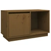 Image de vidaXL Armoire TV brun miel 74x35x44 cm Pin massif
