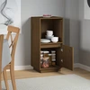 Image de vidaXL Sideboard brun miel 38x35x80 cm pin massif