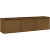 Image de vidaXL Armoires TV 3 pcs. Pin massif brun miel