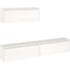 Image de vidaXL Ensemble de meubles TV en 3 parties Pin massif blanc