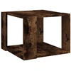 Image de vidaXL Table basse chêne fumé 40x40x30 cm bois composite