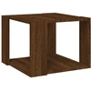 Image de vidaXL Table basse marron imitation chêne 40x40x30 cm Bois composite