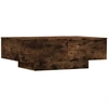 Image de vidaXL Table basse chêne fumé 90x60x31 cm bois composite