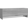 Image de vidaXL Armoire Gris Sonoma 100x32,5x35 cm Bois composite