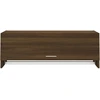 Image de vidaXL Armoire marron aspect chêne 100x32,5x35 cm Matériau dérivé du bois
