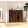Image de vidaXL Sideboard chêne fumé 80x36x75 cm bois composite