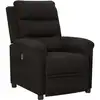 Image de vidaXL Fauteuil relax électrique noir tissu