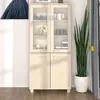 Image de vidaXL Highboard HAMAR pin massif brun miel