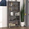 Image de vidaXL Highboard HAMAR Pin massif gris clair