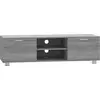 Image de vidaXL Armoire TV Gris Sonoma 140x40,5x35 cm Bois composite