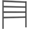 Image de vidaXL Tête de lit Gris 106x4x100 cm Pin massif