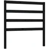Image de vidaXL Tête de lit noir 106x4x100 cm pin massif