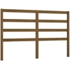 Image de vidaXL Tête de lit marron miel 126x4x100 cm Pin massif